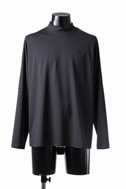 TARO HORIUCHI / th products Dolman L/S Tee / high gauge bare smooth (black)