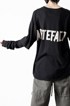 画像をギャラリービューアに読み込む, A.F ARTEFACT LAYERED LONG SLEEVE TOPS / PRINT TYPE-A (BLACK)