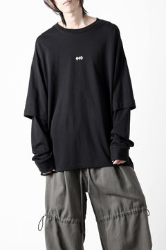 画像をギャラリービューアに読み込む, A.F ARTEFACT LAYERED LONG SLEEVE TOPS / PRINT TYPE-A (BLACK)