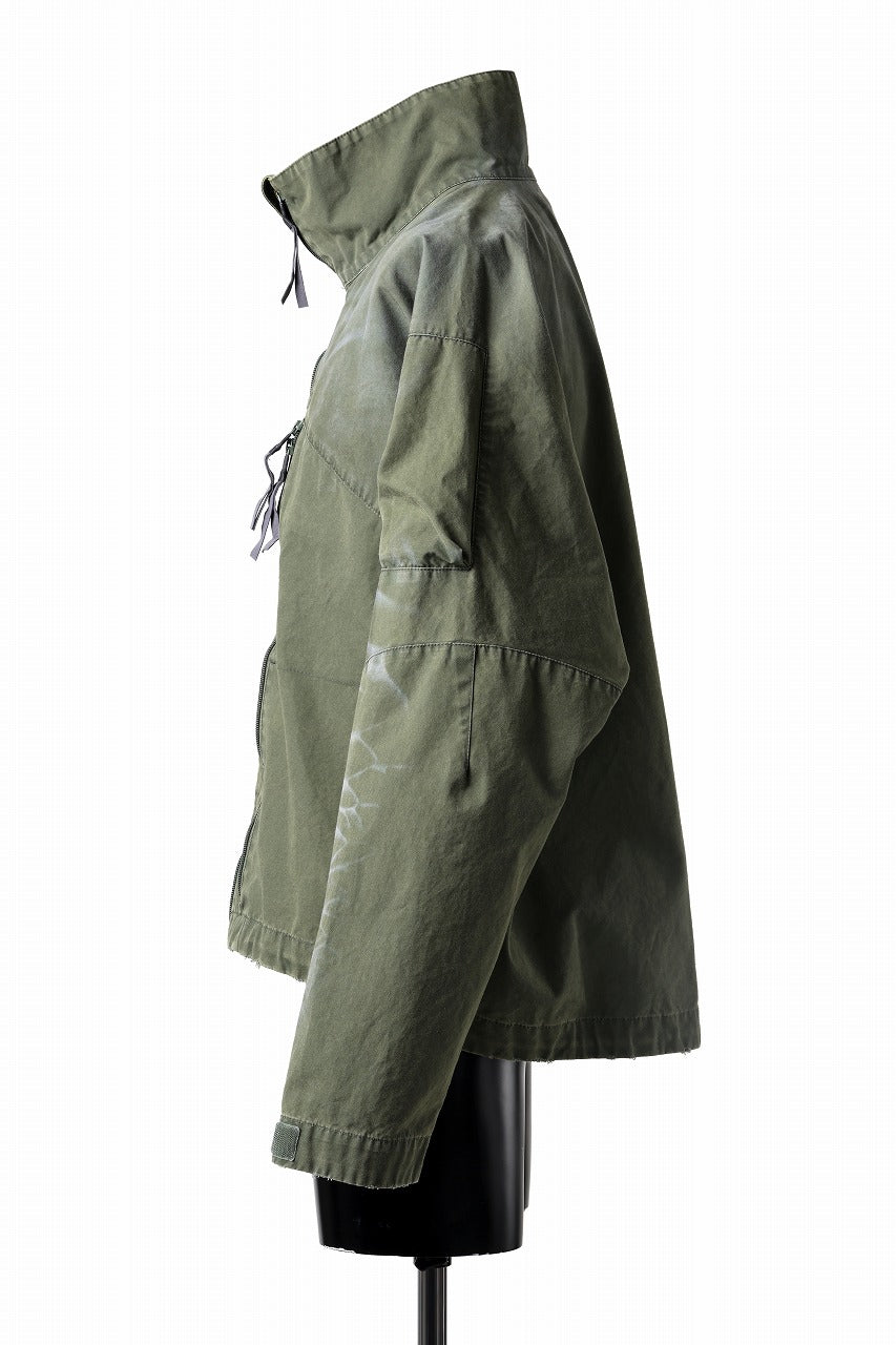 D-VEC VENTILE WEATHER BLOUSON (OLIVE GREEN)