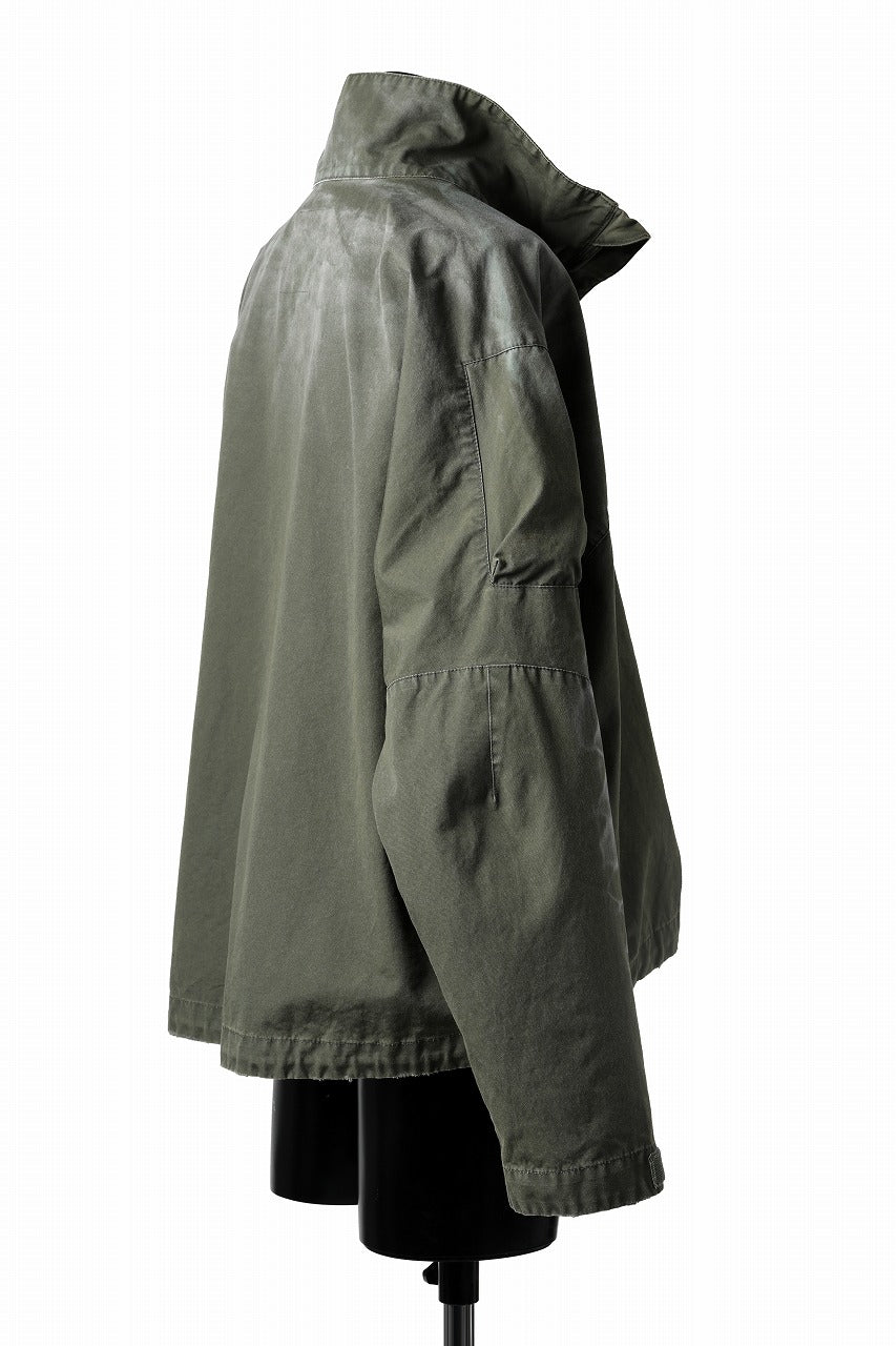 D-VEC VENTILE WEATHER BLOUSON (OLIVE GREEN)