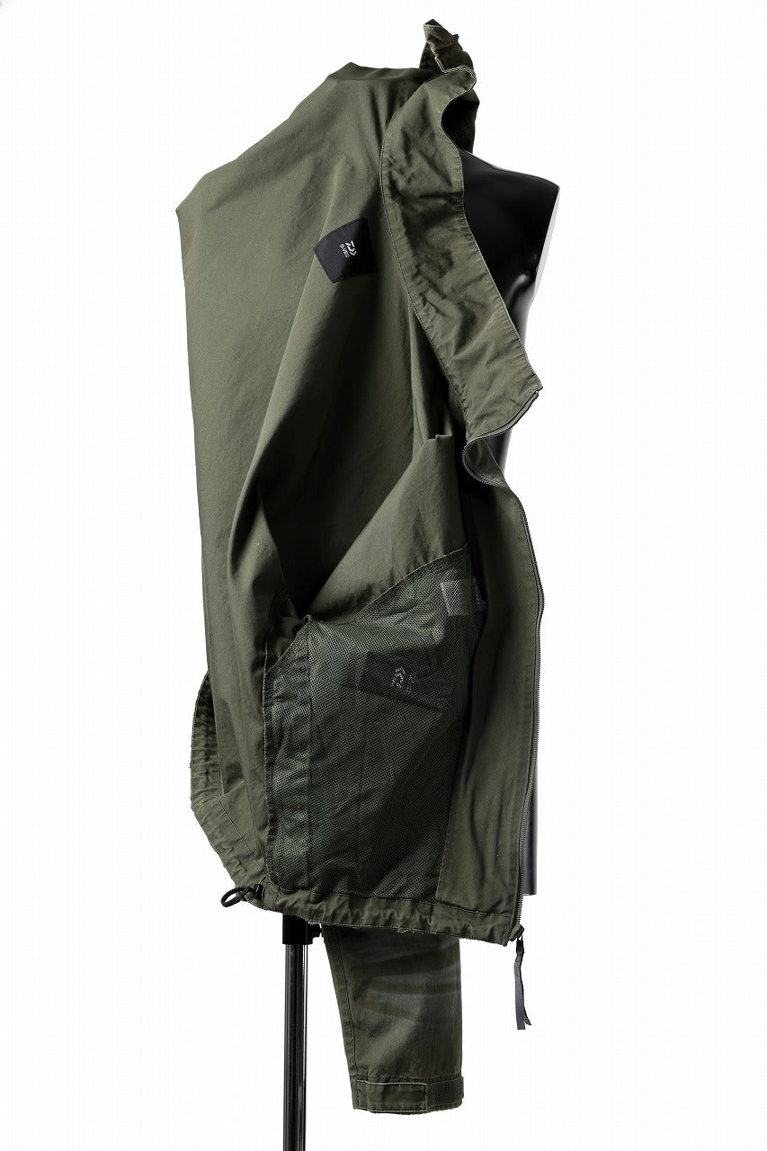 D-VEC VENTILE WEATHER BLOUSON (OLIVE GREEN)