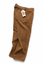 画像をギャラリービューアに読み込む, FULLCOUNT HEAVY CANVAS CINCH BACK WORK TROUSERS (BROWN)