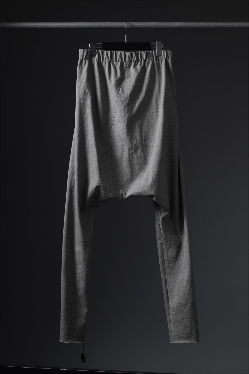m.a+ elastic waist low crotch 2 pocket pants / P571/MJP1 (LIGHT CARBON)
