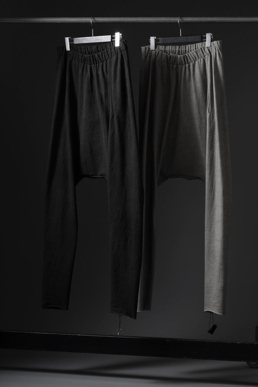 m.a+ elastic waist low crotch 2 pocket pants / P571/MJP1 (LIGHT CARBON)