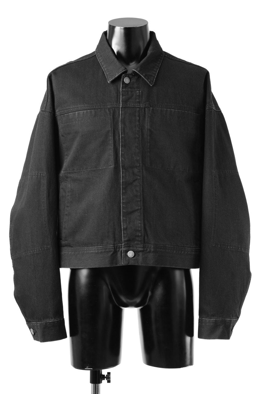 Load image into Gallery viewer, entire studios GEM DENIM JACKET (MAGNETITE)