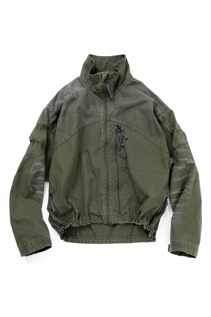 D-VEC VENTILE WEATHER BLOUSON (OLIVE GREEN)