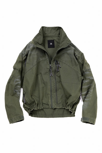 D-VEC VENTILE WEATHER BLOUSON (OLIVE GREEN)