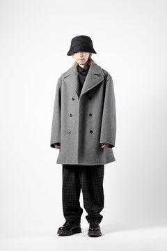 画像をギャラリービューアに読み込む, th products Marine Over Coat / active setter tweed knit (gray)