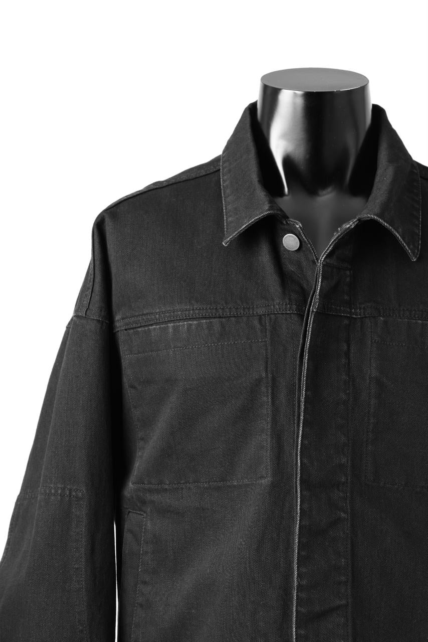 Load image into Gallery viewer, entire studios GEM DENIM JACKET (MAGNETITE)