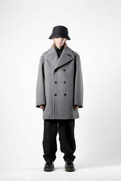 画像をギャラリービューアに読み込む, th products Marine Over Coat / active setter tweed knit (gray)