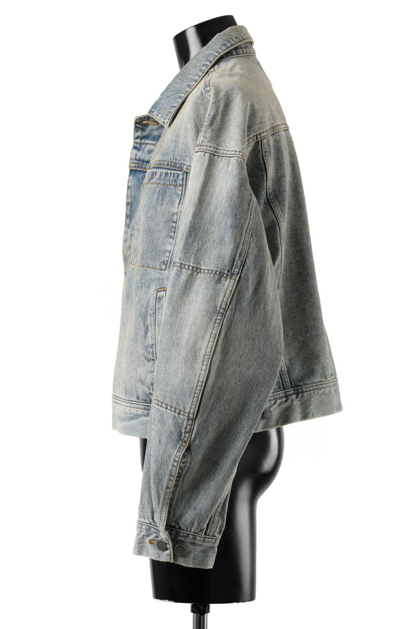 entire studios GEM DENIM JACKET (SURFACE WAVE)