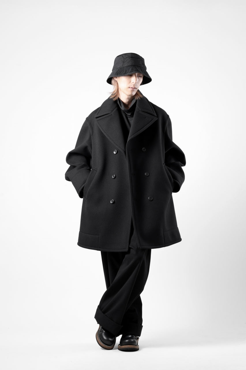 th products Marine Over Coat / active setter tweed knit (black)