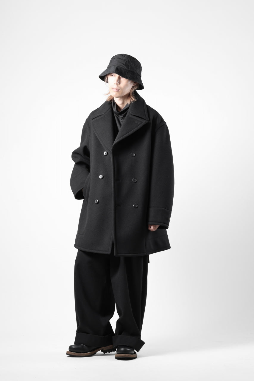 th products Marine Over Coat / active setter tweed knit (black)