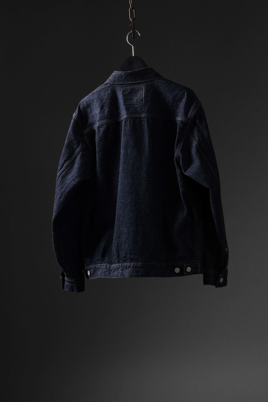 FULLCOUNT Type 2 Denim Jacket / 13.7oz Zimbabwe Selvedge Denim (INDIGO BLUE / ONE WASHED)