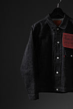 画像をギャラリービューアに読み込む, FULLCOUNT Type 1 Black Denim Jacket / 13.7oz Zimbabwe Selvedge Denim (BLACK)