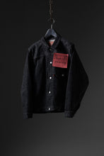 画像をギャラリービューアに読み込む, FULLCOUNT Type 1 Black Denim Jacket / 13.7oz Zimbabwe Selvedge Denim (BLACK)