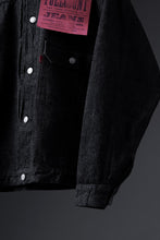 画像をギャラリービューアに読み込む, FULLCOUNT Type 1 Black Denim Jacket / 13.7oz Zimbabwe Selvedge Denim (BLACK)