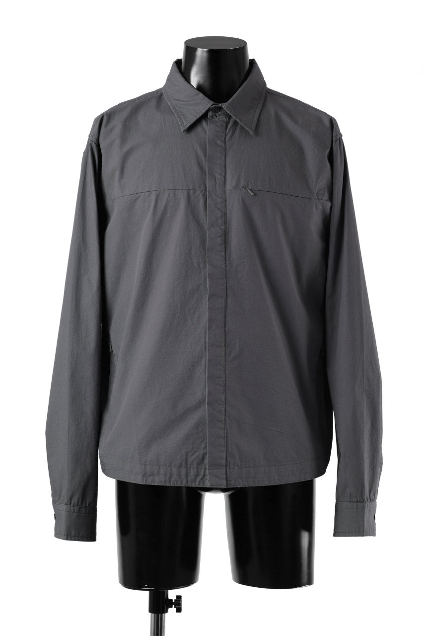 entire studios FULL ZIP SWEAT PARKA (WASHED BLACK)の商品