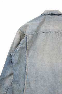 画像をギャラリービューアに読み込む, FULLCOUNT x KAMIYA Switching Denim Jacket / 13.7oz Original Selvedge Denim (INDIGO BLUE)