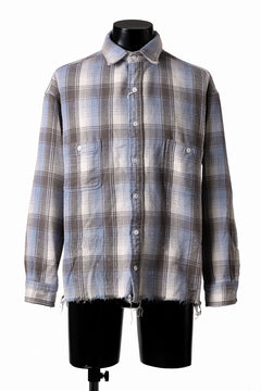 画像をギャラリービューアに読み込む, FULLCOUNT x N/07 exclusive Original Check Flannel Shirt (Blue)