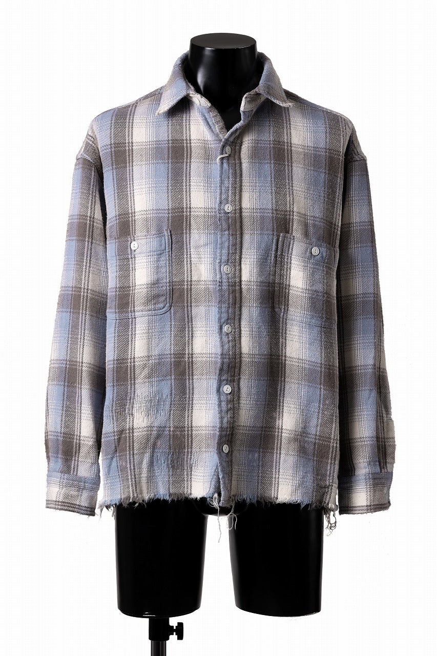 FULLCOUNT x N/07 exclusive Original Check Flannel Shirt (Blue)