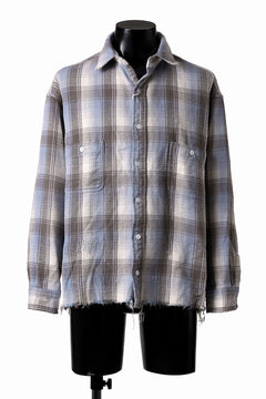 画像をギャラリービューアに読み込む, FULLCOUNT x N/07 exclusive Original Check Flannel Shirt (Blue)