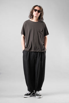 画像をギャラリービューアに読み込む, KLASICA "DEGREE 10" TORSION SEAM REGULAR FIT TEE / HIGH TWISTED COTTON DRY JERSEY (BROWN)