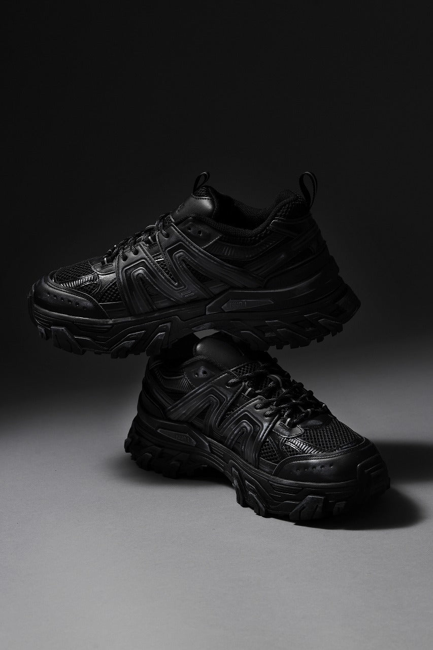 Juun.J Synthetic Trainer Shoes (BLACK)