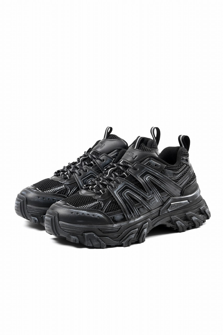 Juun.J Synthetic Trainer Shoes (BLACK)