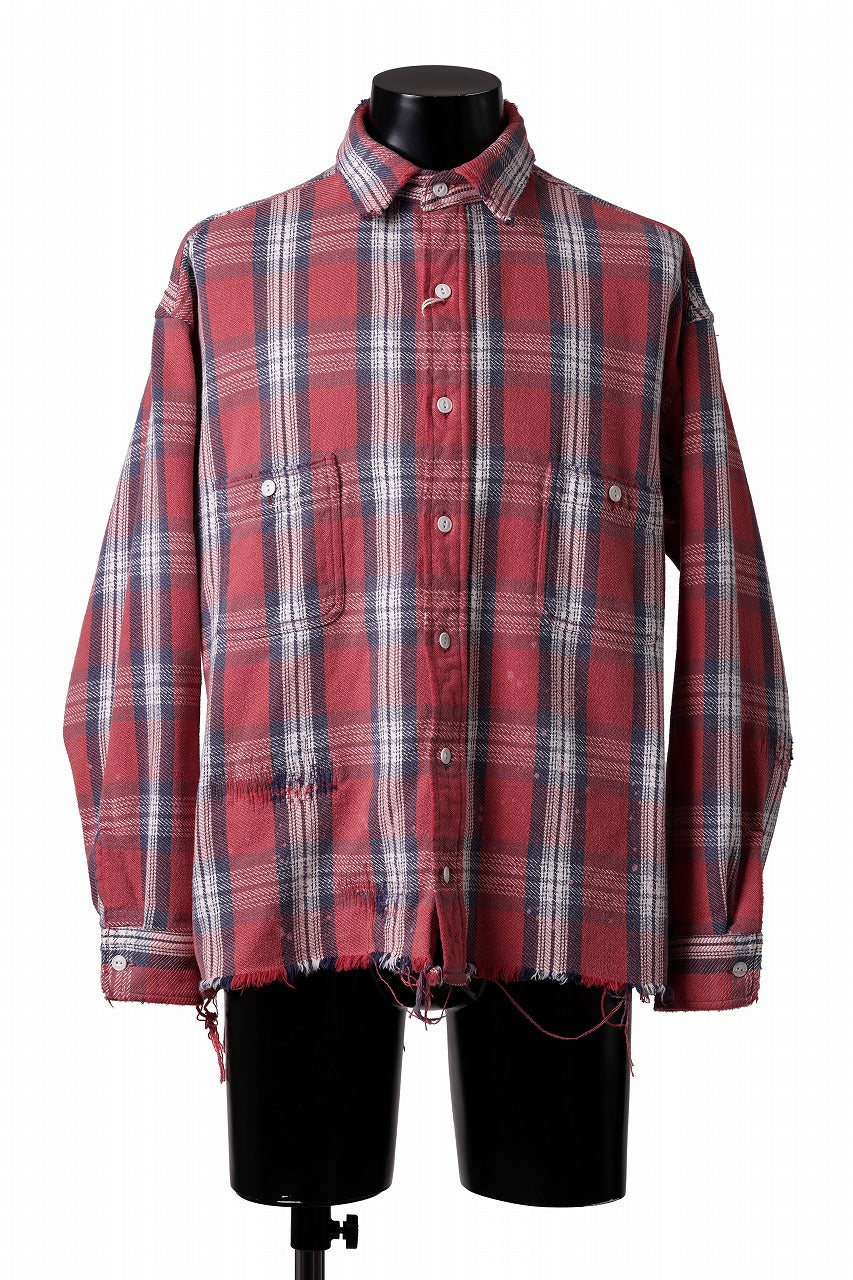 FULLCOUNT x N/07 exclusive Original Check Flannel Shirt (Red)