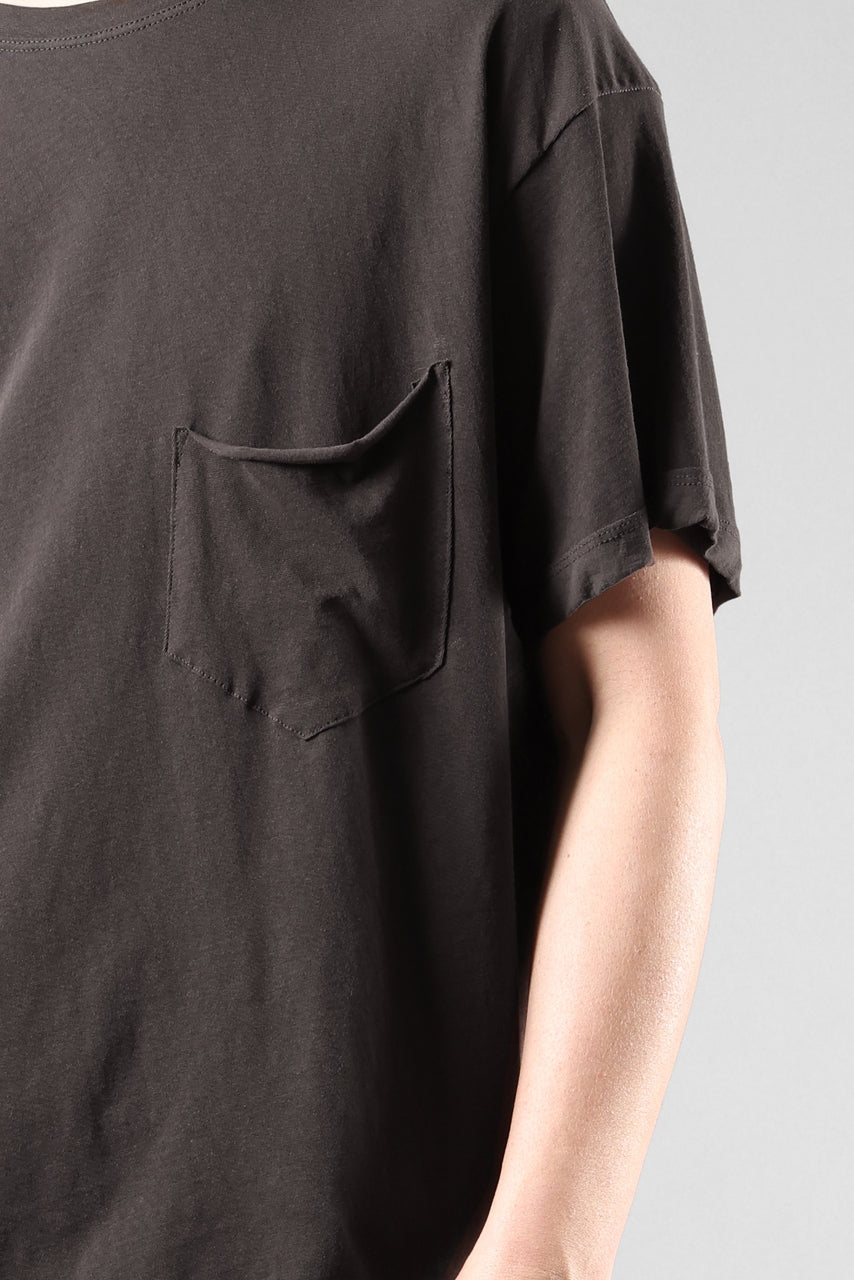 画像をギャラリービューアに読み込む, KLASICA "DEGREE 10" TORSION SEAM REGULAR FIT TEE / HIGH TWISTED COTTON DRY JERSEY (BROWN)