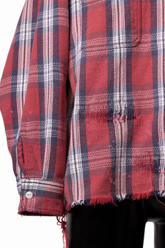 画像をギャラリービューアに読み込む, FULLCOUNT x N/07 exclusive Original Check Flannel Shirt (Red)