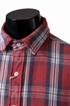 画像をギャラリービューアに読み込む, FULLCOUNT x N/07 exclusive Original Check Flannel Shirt (Red)