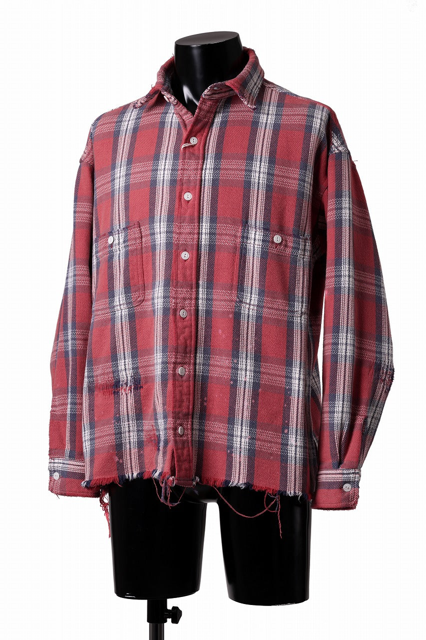 FULLCOUNT x N/07 exclusive Original Check Flannel Shirt (Red)