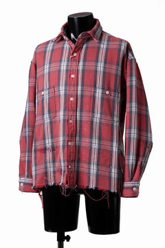 画像をギャラリービューアに読み込む, FULLCOUNT x N/07 exclusive Original Check Flannel Shirt (Red)