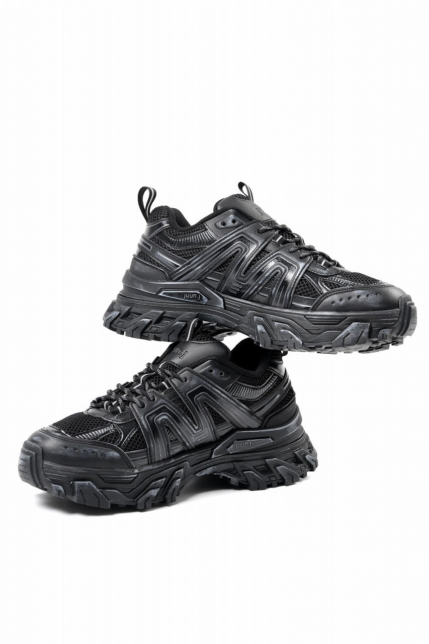 Juun.J Synthetic Trainer Shoes (BLACK)