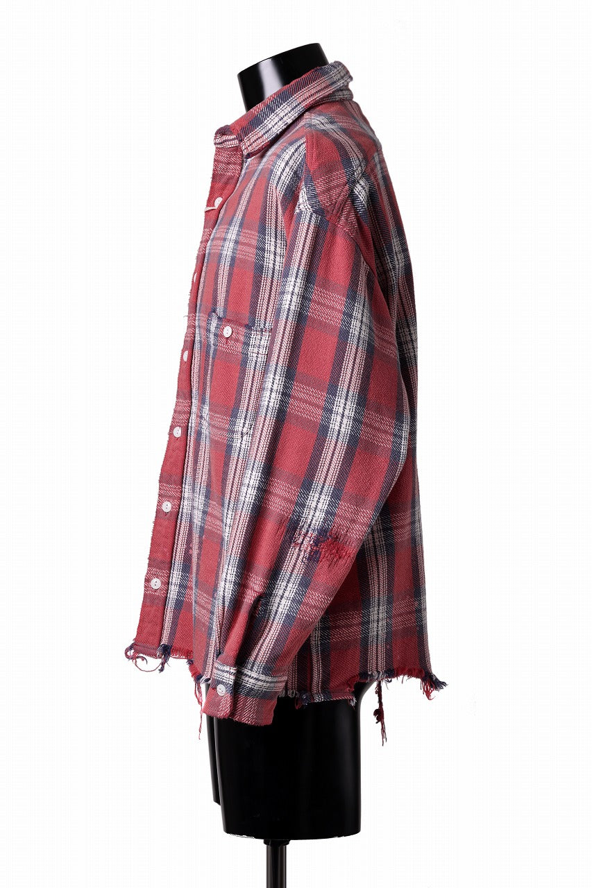 FULLCOUNT x N/07 exclusive Original Check Flannel Shirt (Red)