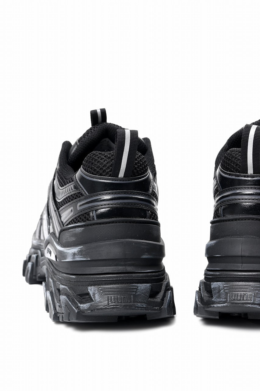 Juun.J Synthetic Trainer Shoes (BLACK)