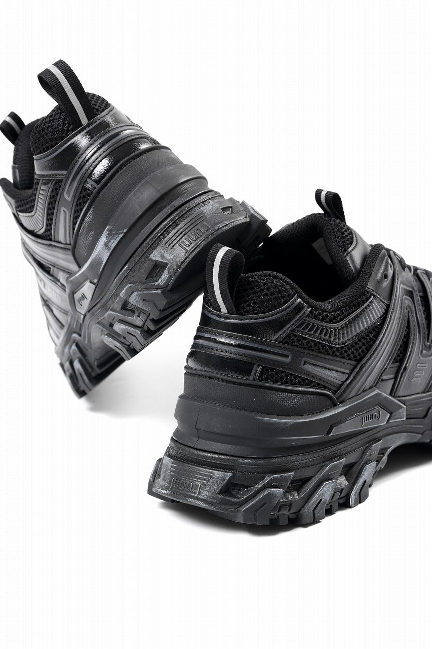 Juun.J Synthetic Trainer Shoes (BLACK)