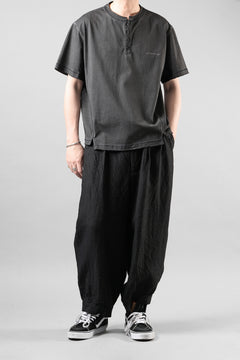 画像をギャラリービューアに読み込む, Professor.E HENLEY S/S TEE (COLD DYED GREY)