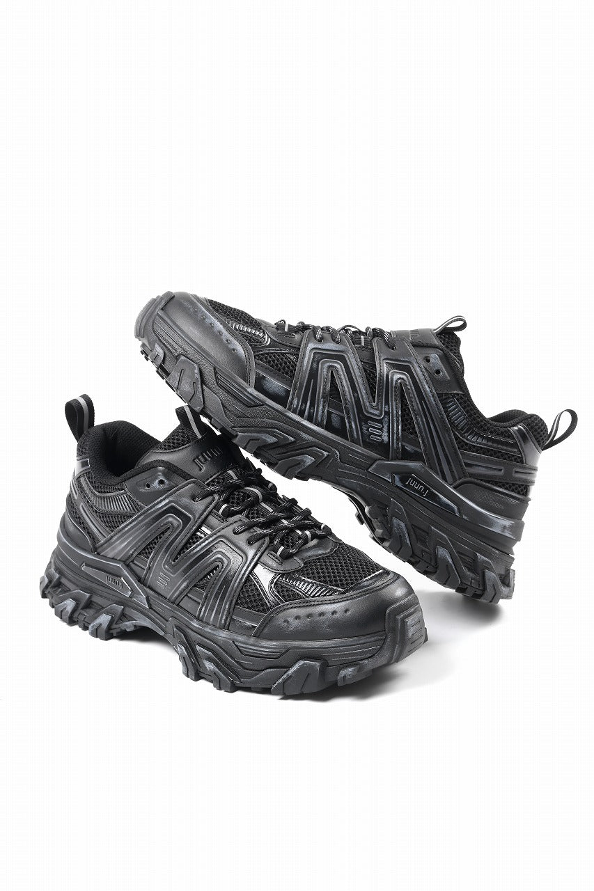 Juun.J Synthetic Trainer Shoes (BLACK)