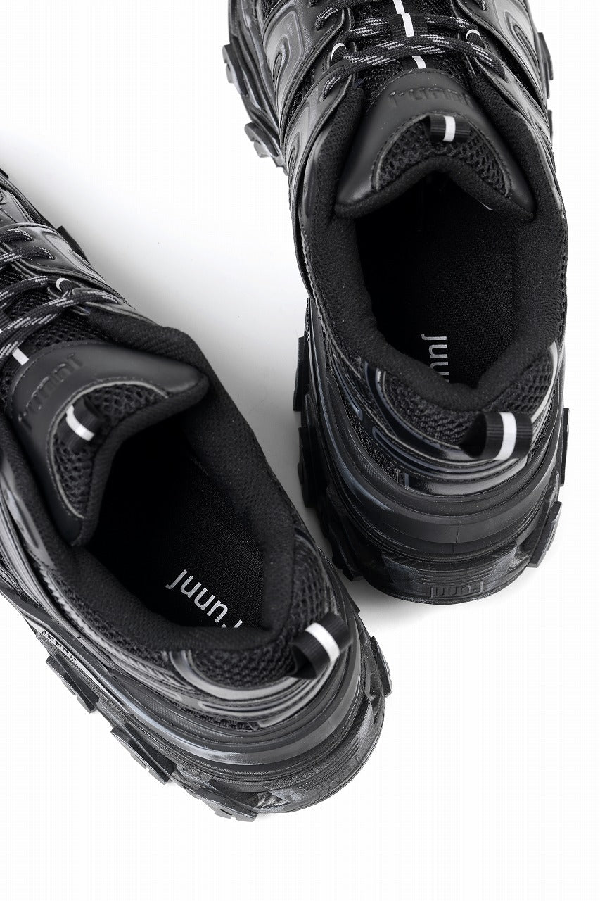 Juun.J Synthetic Trainer Shoes (BLACK)