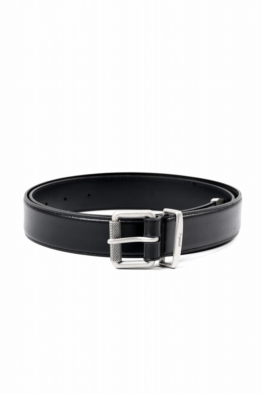 Juun.J Aging Leather Belt (BLACK)