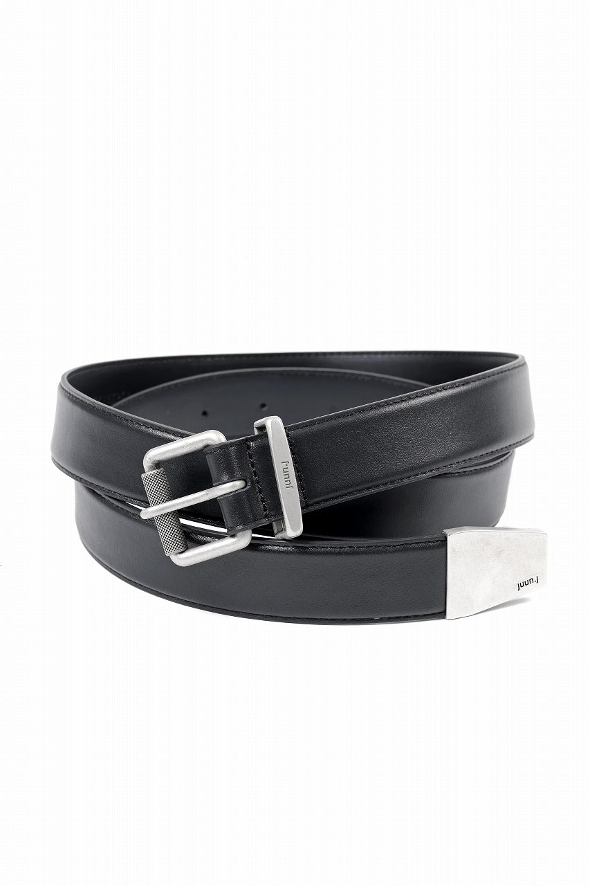 画像をギャラリービューアに読み込む, Juun.J Aging Leather Belt (BLACK)