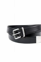 画像をギャラリービューアに読み込む, Juun.J Aging Leather Belt (BLACK)