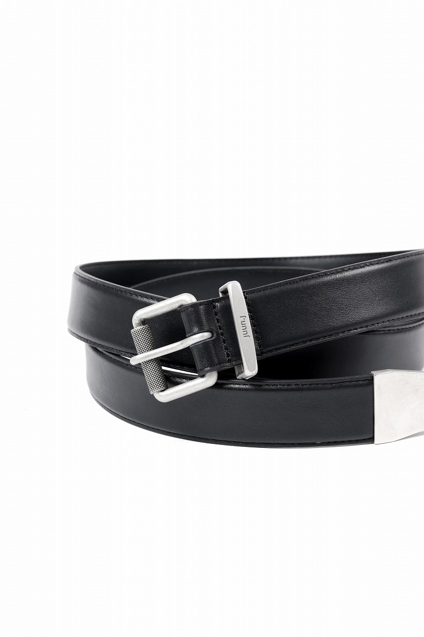 Juun.J Aging Leather Belt (BLACK)