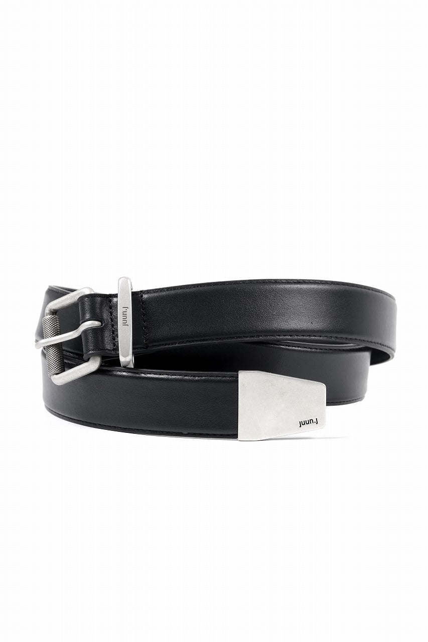 Juun.J Aging Leather Belt (BLACK)