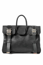 Load image into Gallery viewer, ierib Voyger 37 Hand Bag / Horse Nubuck Leather (BLACK)