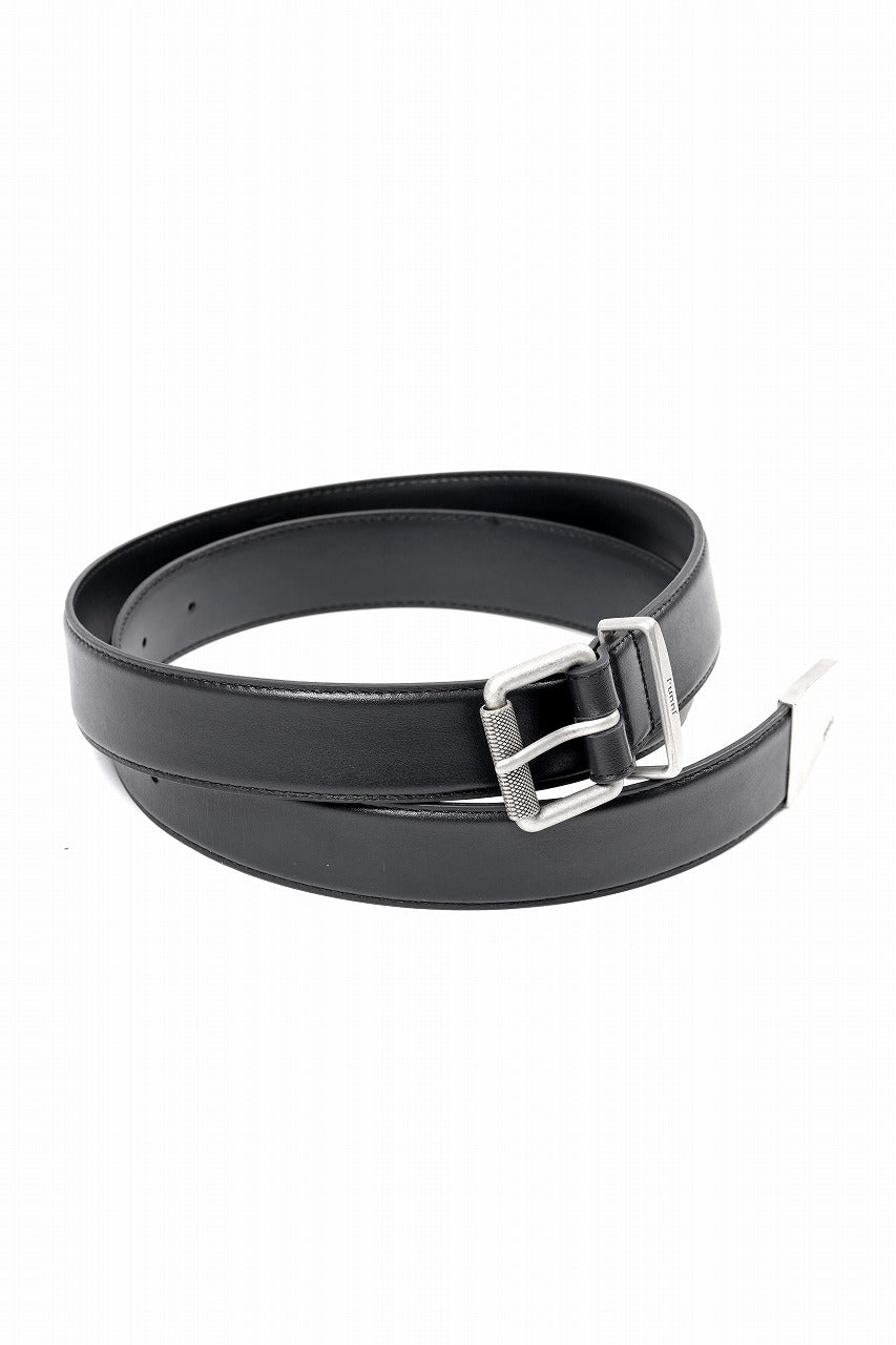 Juun.J Aging Leather Belt (BLACK)